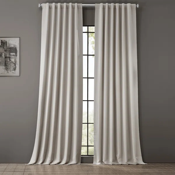 Betria Room Darkening Curtains for Living Room - Bedroom Curtains for Large Window Single Panel D... | Wayfair North America