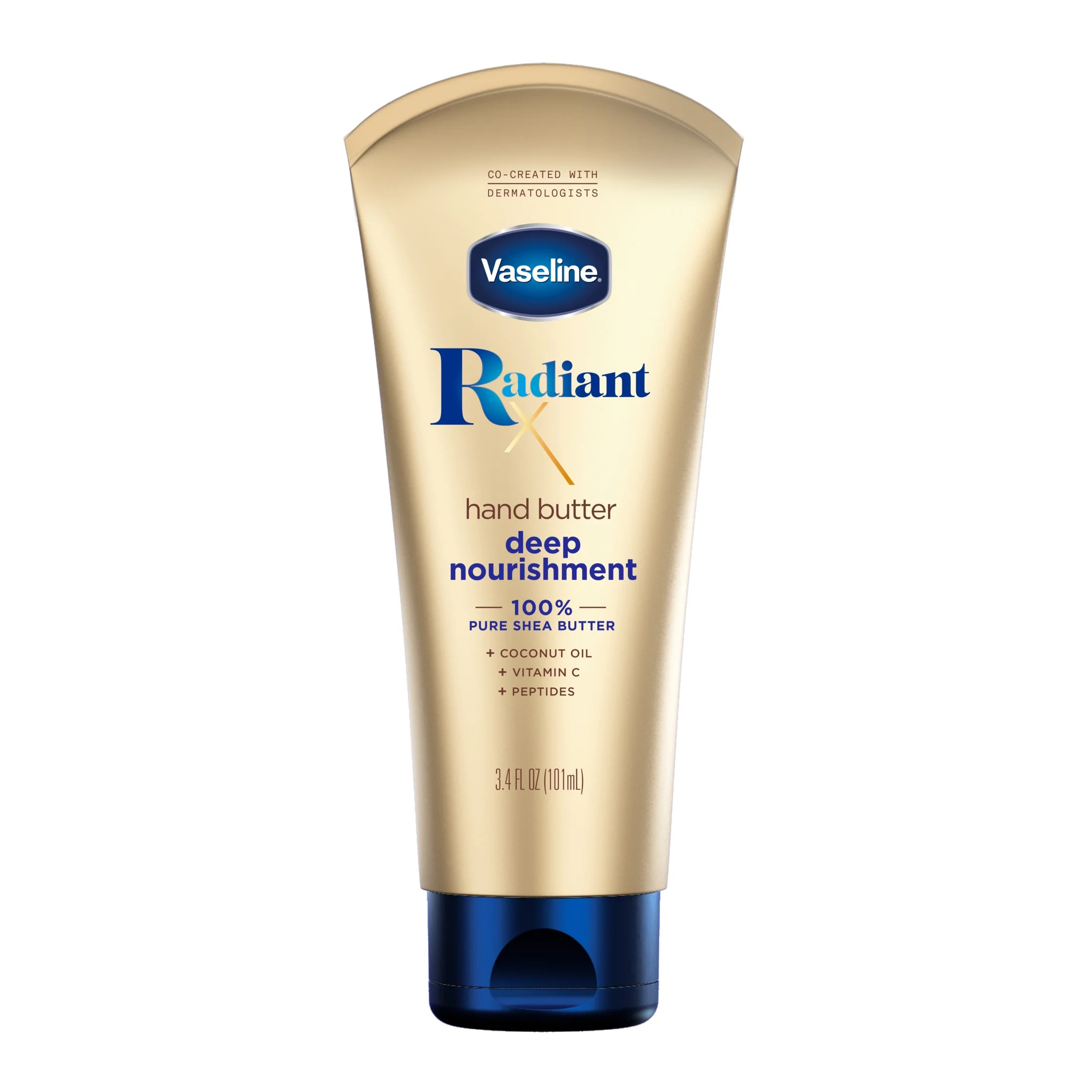 Vaseline Radiant X Deep Nourishment Women's Hand Butter 100% Pure Shea Butter Dry Skin, 3.4 oz | Walmart (US)