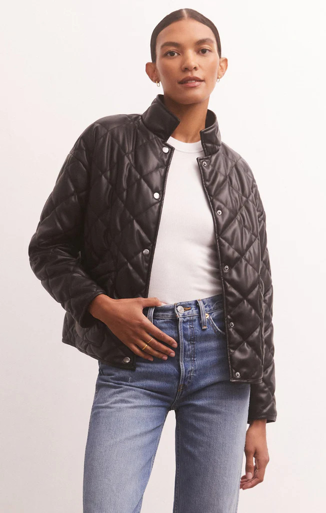 Heritage Quilted Faux Leather Jacket | Z Supply
