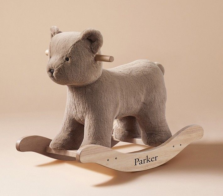 Bear Critter Plush Nursery Rocker | Pottery Barn Kids