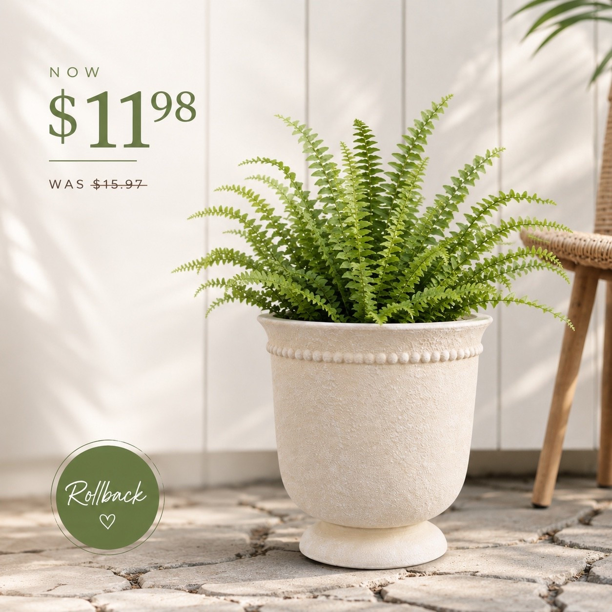 Summer home decor, patio decor, Walmart home finds, outdoor styling, neutral decor. This My Texas House ceramic urn planter is finally on rollback and it’s such a pretty piece for patios, porches, entryways, or even indoors styled with a fern. Timeless, neutral, and under $12 right now. Linking this and a few other favorite home finds.

#LTKHome