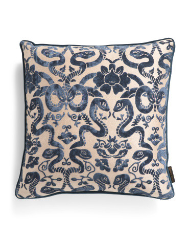 20x20 Feather Filled Serpent Pillow | TJ Maxx