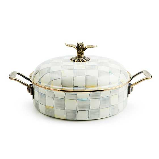 Sterling Check 5 Qt. Casserole | MacKenzie-Childs