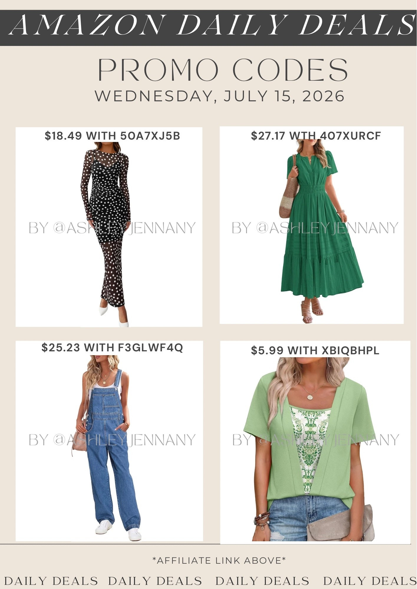 Amazon deals

#LTKSaleAlert #LTKMidsize #LTKootd