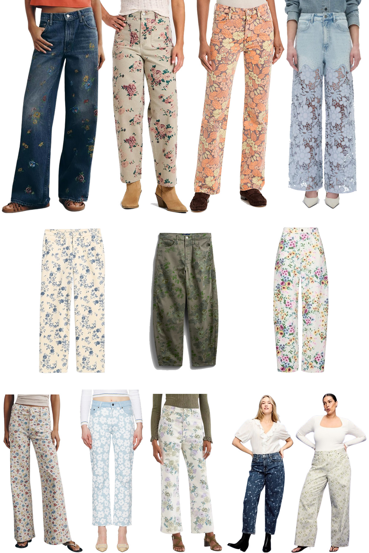 Spring Trend: Floral Jeans

If you hear the phrase “florals for spring” and immediately hear a certain iconic movie editor’s voice in your head, you aren’t alone. But for spring 2026, floral denim is having a serious, grown-up moment. This season, the trend has moved away from the pastels of the past and into more artistic interpretations.

Whether you’re a lifelong denim devotee or someone who usually sticks to a classic blue wash, these “personality pieces” are the perfect way to make getting dressed feel fun again. 

 