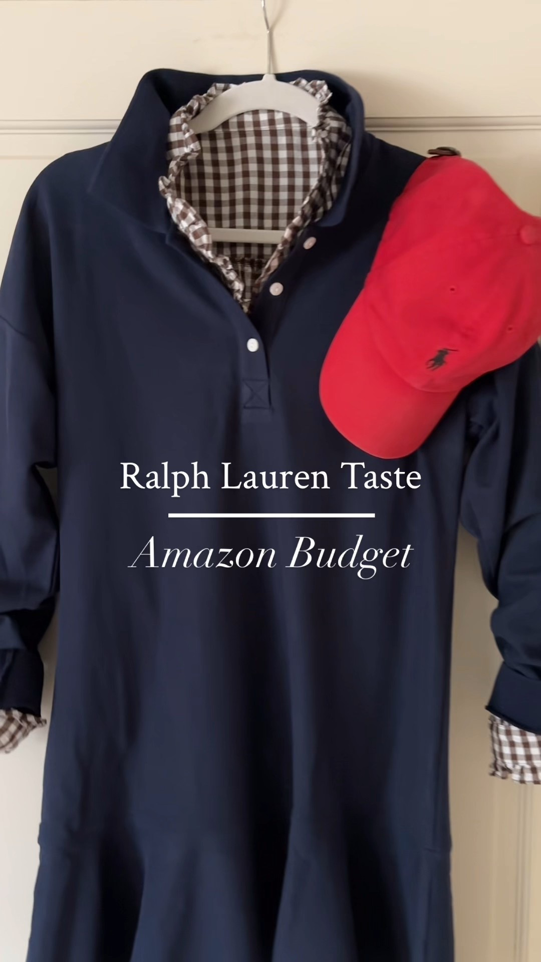 On the THIRD day of Ralph Lauren spring- we found a cute RL inspired amazon outfit ❤️🤍💙🤎