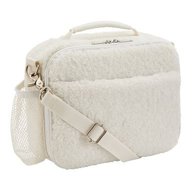 Gear-Up Cream Cozy Sherpa Cold Pack Lunch Box | Pottery Barn Teen