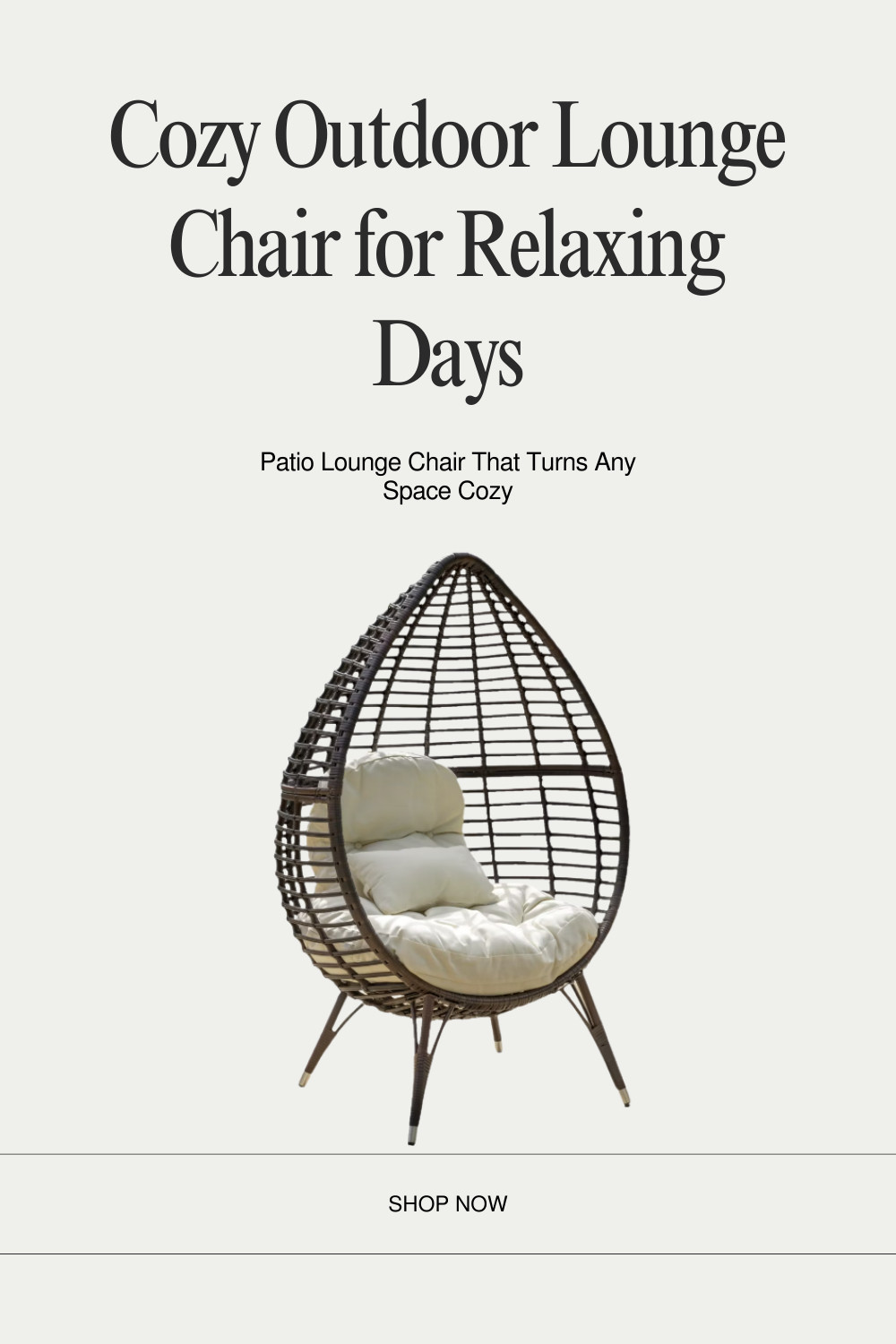 This cozy patio lounge chair is perfect for slow mornings, reading outside, or relaxing at the end of the day. It feels like a daybed but fits beautifully on a patio or porch, adding comfort without clutter. 

 #LTKdayinmylife #LTKSeasonal #LTKHome