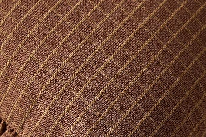 Loloi Chris Loves Julia Dinah Collection PCJ0012 Chestnut 18'' x 18'' Cover w/Down Pillow | Amazon (US)