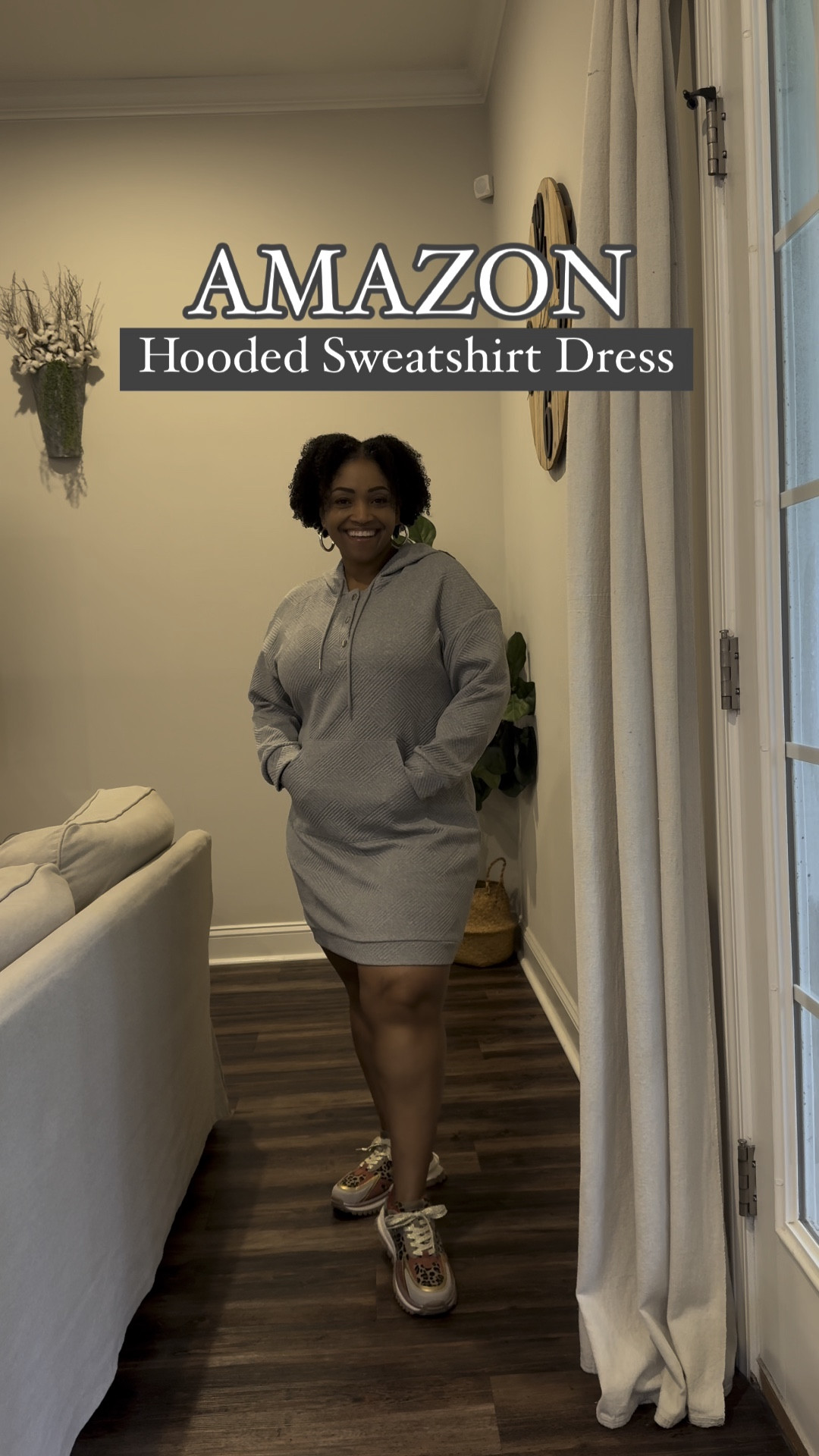 Cozy long sleeve hooded sweatshirt shirt dress is perfect for these cooler fall days! On sale today on Amazon!

#LTKMidsize #LTKOver40 #LTKSaleAlert