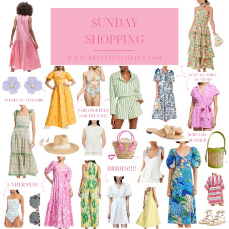 A weekend in town gave me plenty of time to put together what may be my favorite Sunday Shopping post yet! Good for y’all, but may not be good for my wallet 🙃 Give me all the color and flowy silhouettes for summer. So many of these items seem like likely sell outs, so if there’s something you love get your fingers ready to add-to-cart! Don’t see a link to something on my Like to Know It profile? You’ll find all the links at www.PrepInYourStep.com!

#LTKSeasonal #LTKunder50 #LTKunder100
