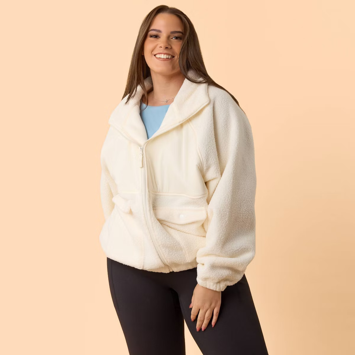 Blogilates Women's Bonfire Fleece Jacket | Target