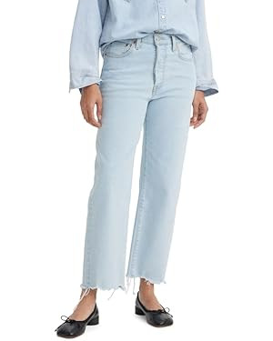 Levi's Women's Ribcage Straight Ankle Jeans | Amazon (US)