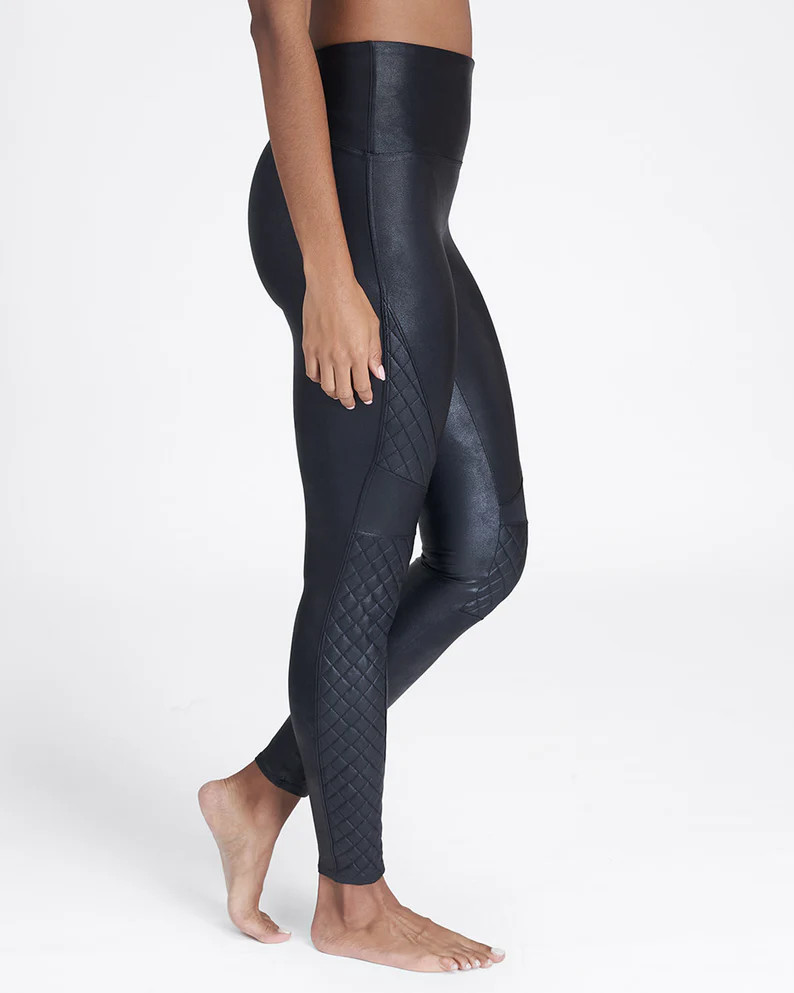 Faux Leather Quilted Leggings | Spanx