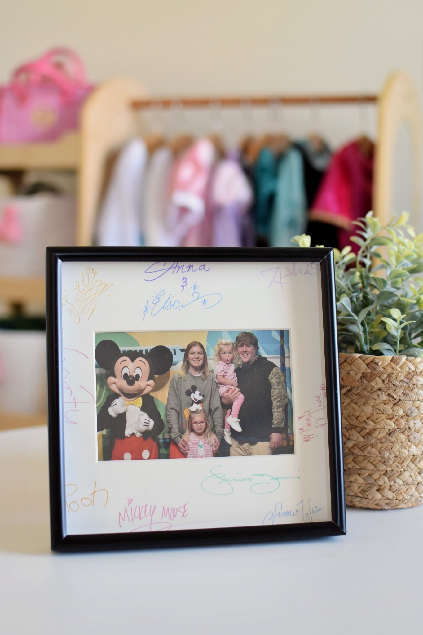 The cutest way to display those Disney character signatures!! 🖼️ 

#LTKmomlife #LTKKids #LTKTravel