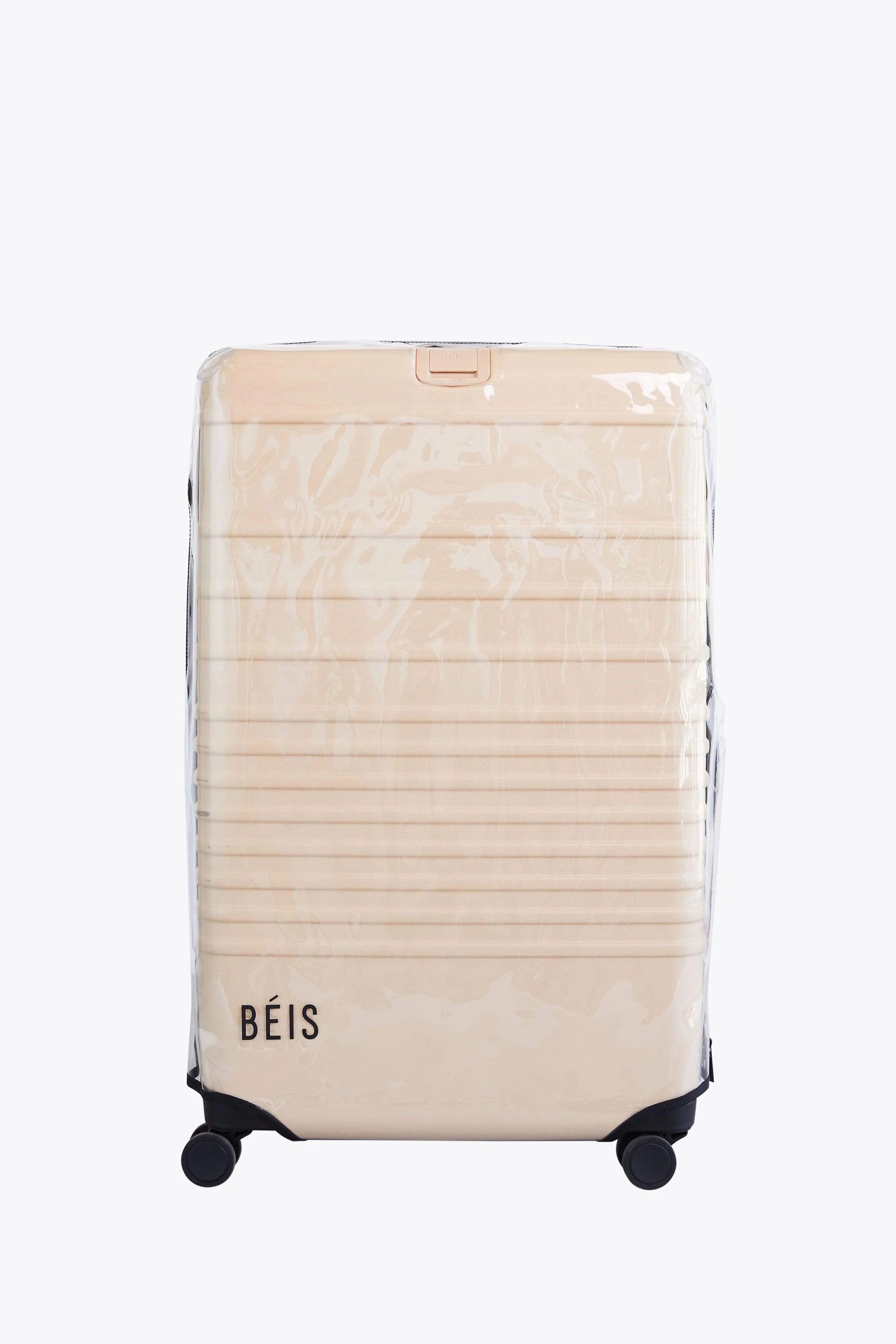 BÉIS 'The Large Check-In Luggage Cover' - Clear 29" Luggage Cover Protector | BÉIS Travel