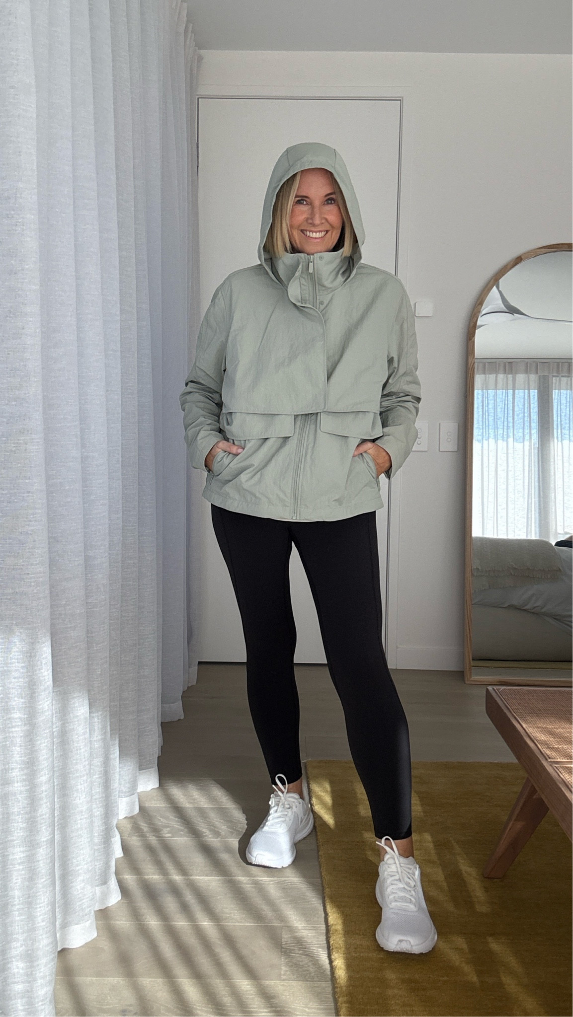 Stay dry but make it fashion with these lululemon rain jackets

Rain jackets in order of appearance:
Rain Chaser jacket (US10/AU14)
Always Effortless classic fit jacket (US12/AU16) - I sized up because I wanted a more relaxed fit
Rain Rebel jacket (US12/AU16) - I sized up because I wanted a more relaxed fit
Classic Fit trench coat (US10/AU14)

Base layer:
Align No Line pants (US10/AU14)
Love Modal Fleece long-sleeve shirt (US10/AU14)

AD, gifted product, paid partnership

#LTKaustralia #LTKover50style #LTKfitness