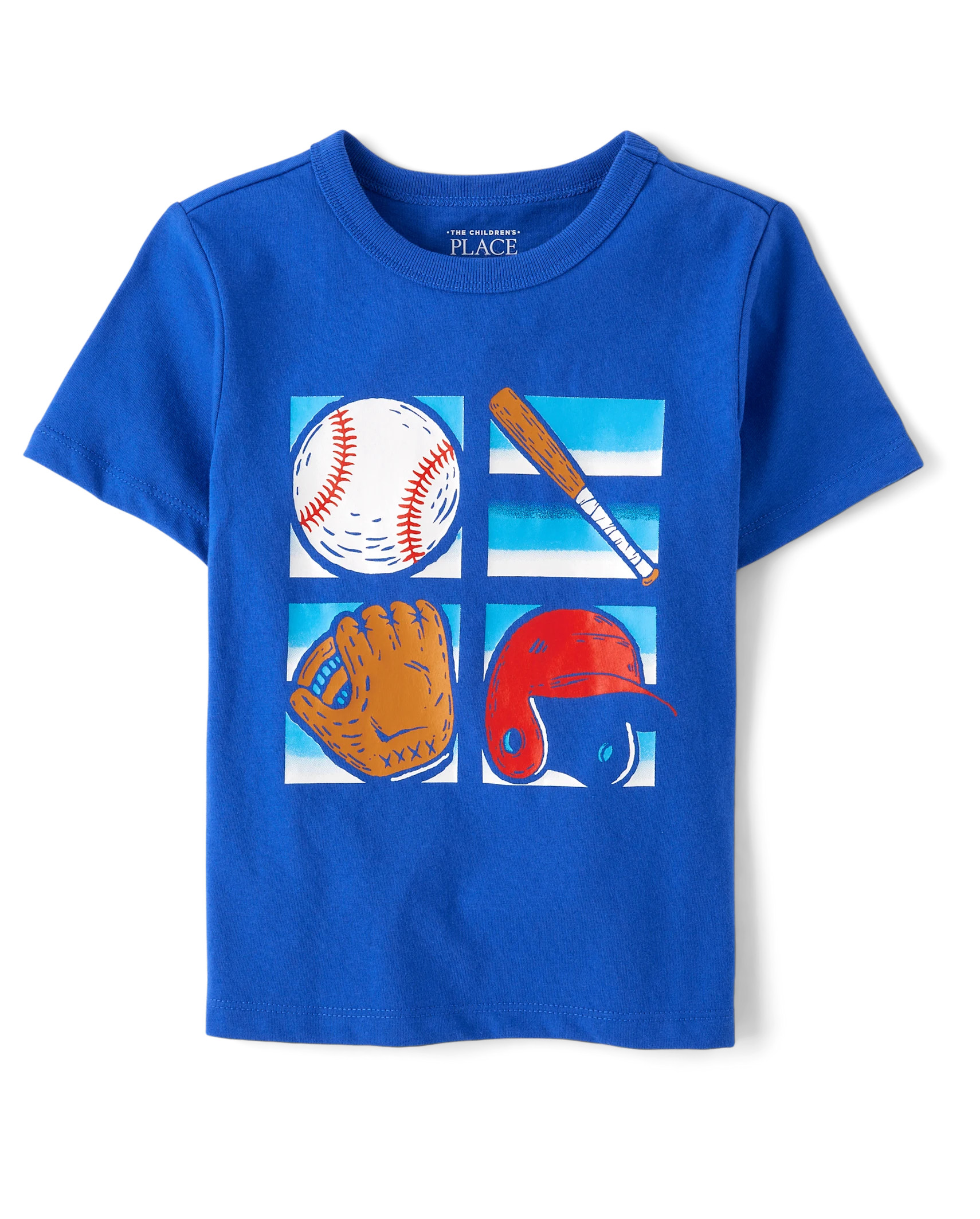 Baby And Toddler Boys Baseball Graphic Tee - cool cobalt | The Children's Place
