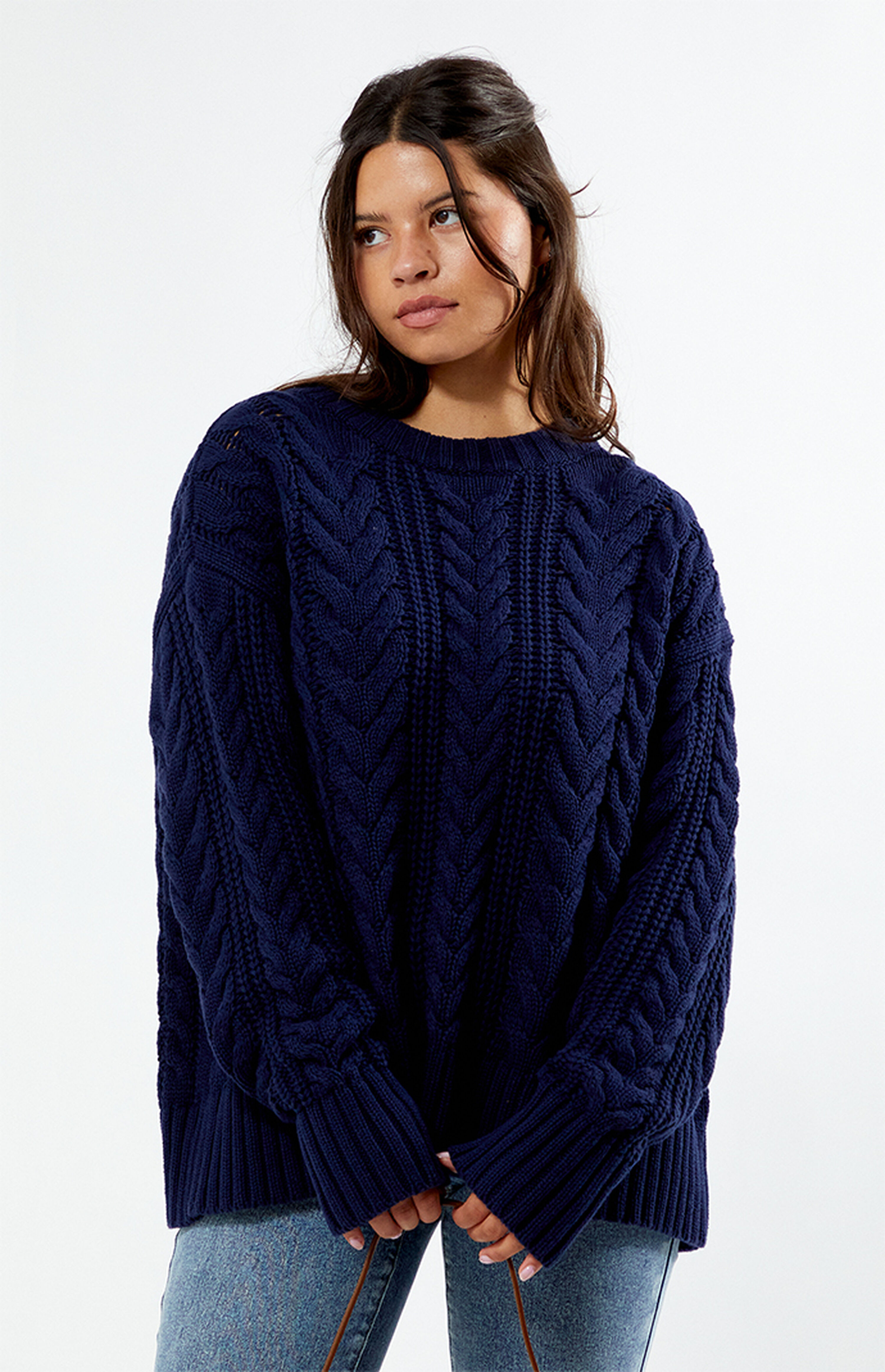 LA Hearts Rory Cable Knit Sweater | PacSun