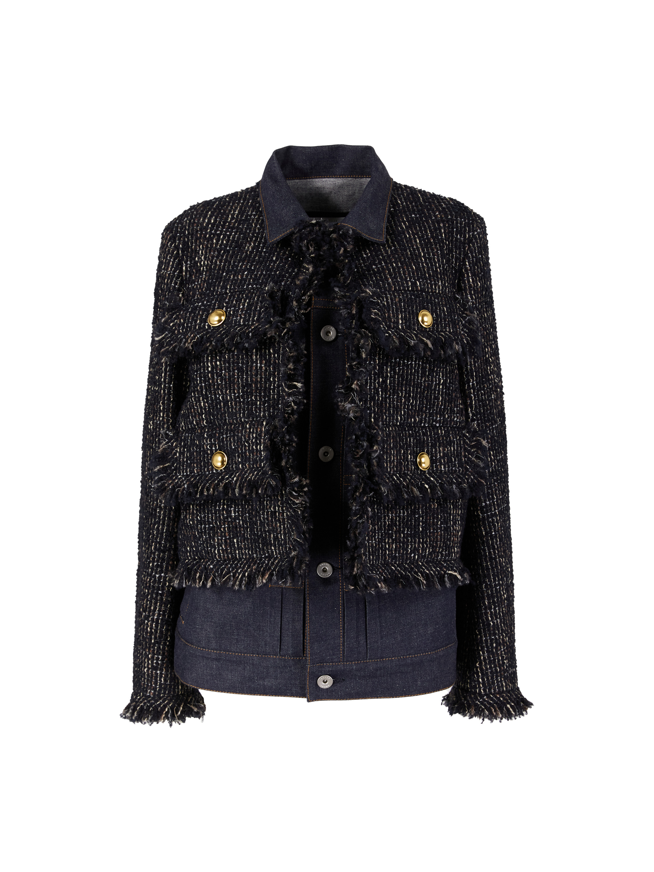 Wool tweed jacket dark blue | 4 | 2100007087641 | Unger-Fashion.com