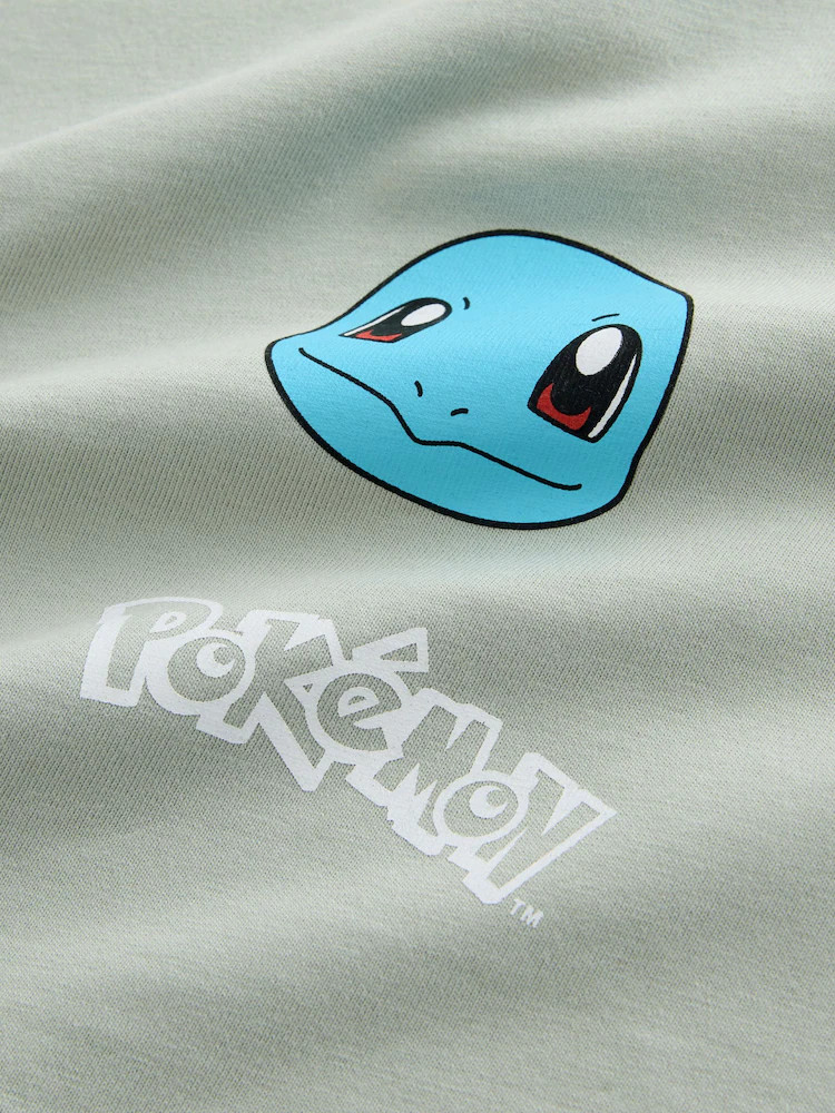 Grey Pokemon Multi Character Back Print T-Shirt (4-14yrs) | Next US