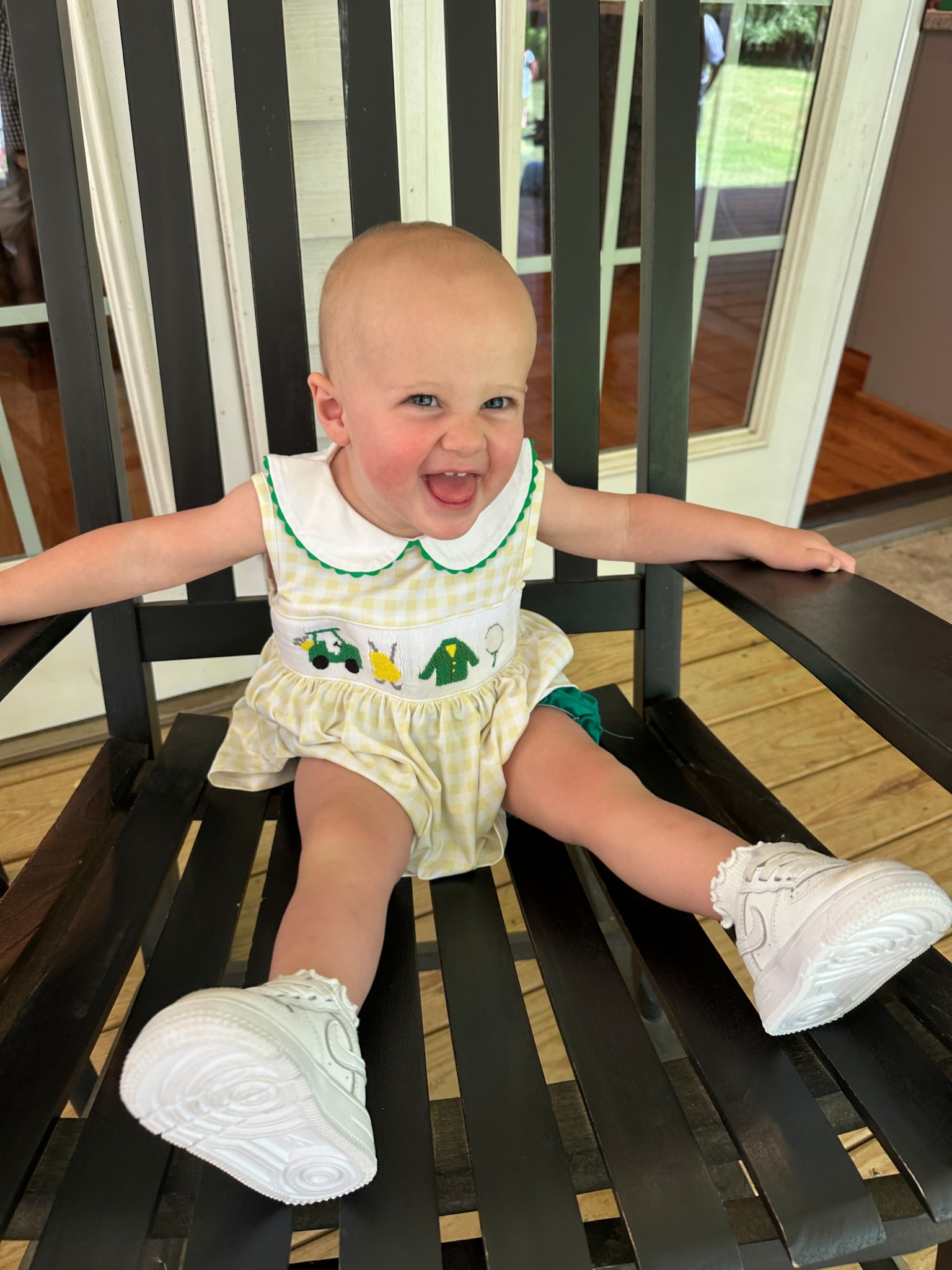 Masters smocked outfit // fits true to size, Parker is in a 2T 

#LTKKids #LTKSeasonal #LTKShoeCrush