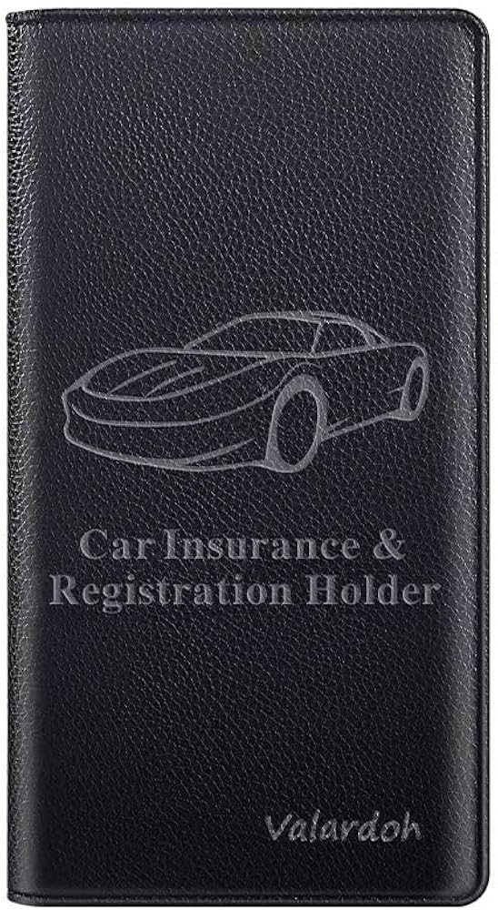 Premium Car Registration and Insurance Card Holder, Car Document Holder for Cards, Driver License... | Amazon (US)