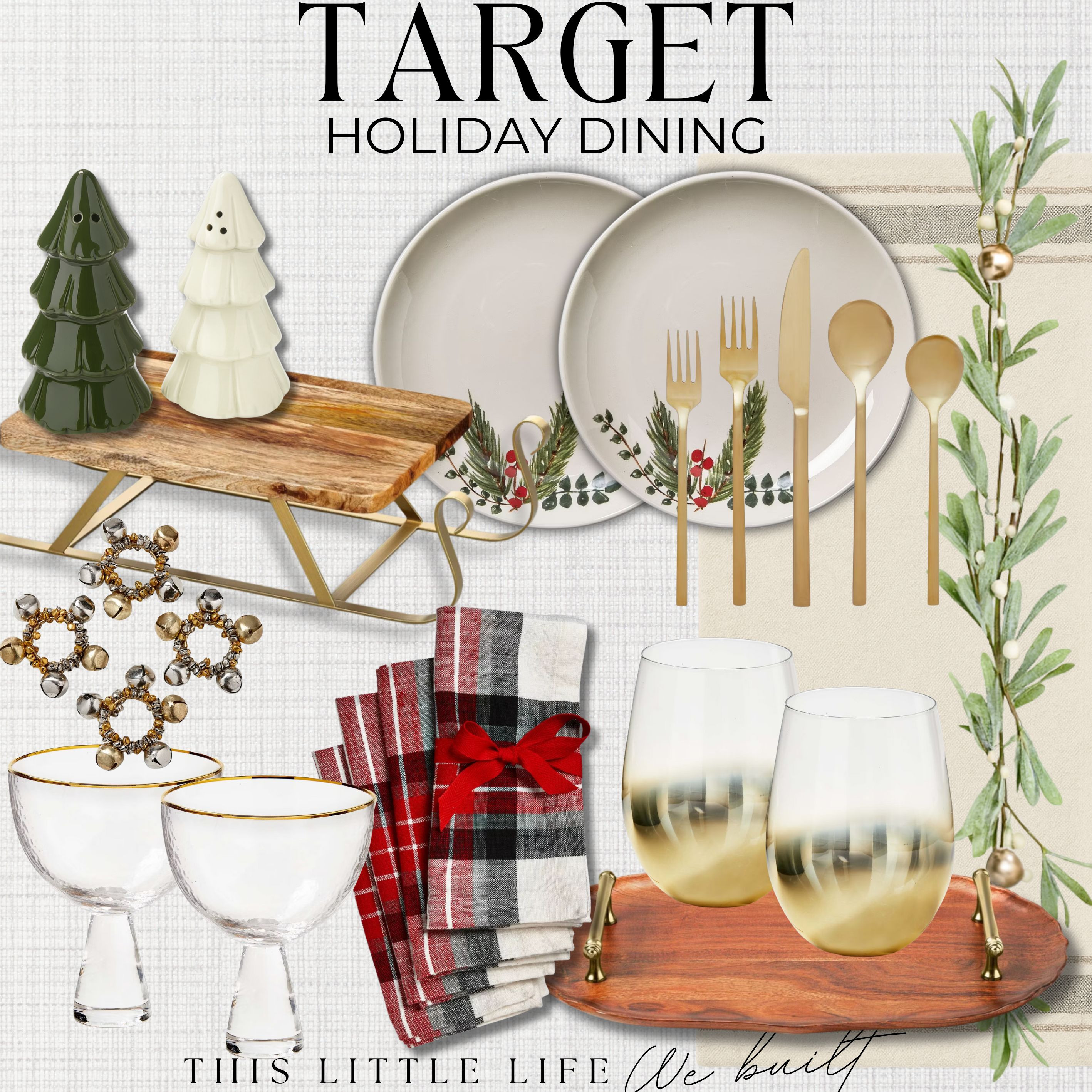 Holiday Tablescape from Target!
Target Home / Target Holiday / Festive Table Runners / Gold Flatware Sets / Crystal Glassware / Linen Napkins / Brass Candle Holders / Velvet Tablecloths / Ceramic Serving Platters / Decorative Cake Stands / Holiday Centerpieces / Evergreen Garlands / Winter Floral Arrangements / Marble Cheese Boards / Champagne Buckets / Cozy Throw Blankets for Guests / Seasonal Napkin Rings / Place Card Holders / Decorative Chargers / Tiered Dessert Trays / Candlelight Lanterns / Holiday Scented Candles / Wine & Cocktail Glass Sets / Charcuterie Accessories / Festive Drink Dispensers / Elegant Serving Bowls / Nutcracker Themed Dinnerware / 
 

 #LTKHoliday #LTKSeasonal #LTKHome