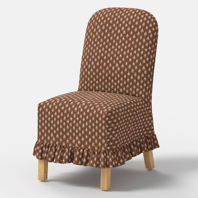 Replacement Ruffled Slipcover Only for Rounded Back Dining Chair - Threshold™ | Target