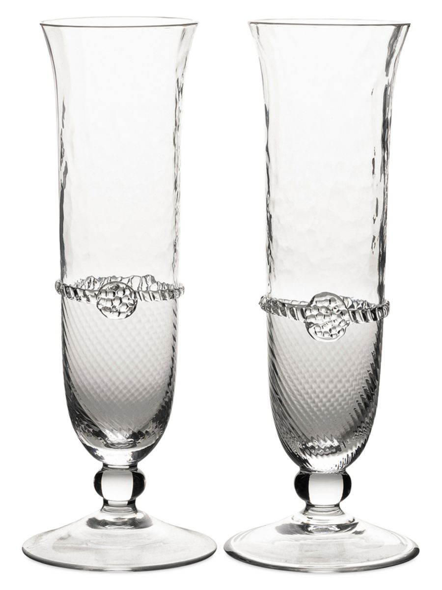 Juliska Graham 2-Piece Toasting Flute Set | Saks Fifth Avenue