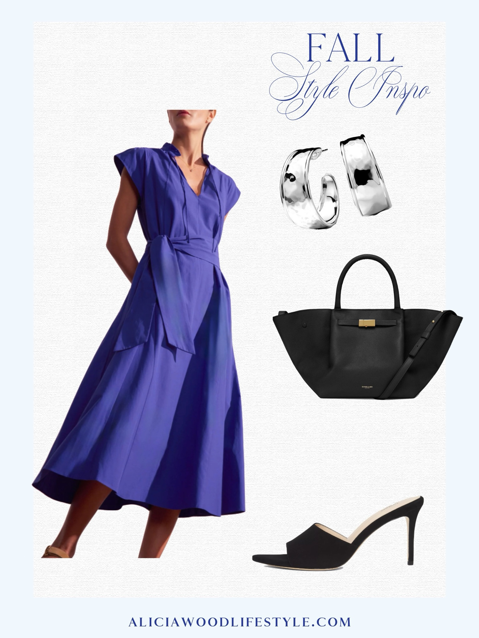 Fall inspiration

Cobalt blue music self belt dress
Black slide sandals
Mini demellier black tire 
Silver hoops 


#LTKStyleTip #LTKSeasonal #LTKOver40