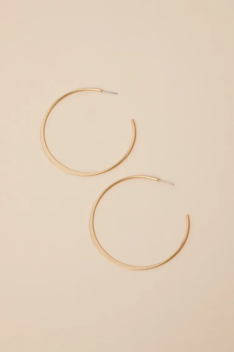 Alter Ego Gold Hoop Earrings | Lulus