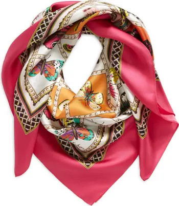Echo Butterfly Silk Square Scarf | Nordstrom | Nordstrom