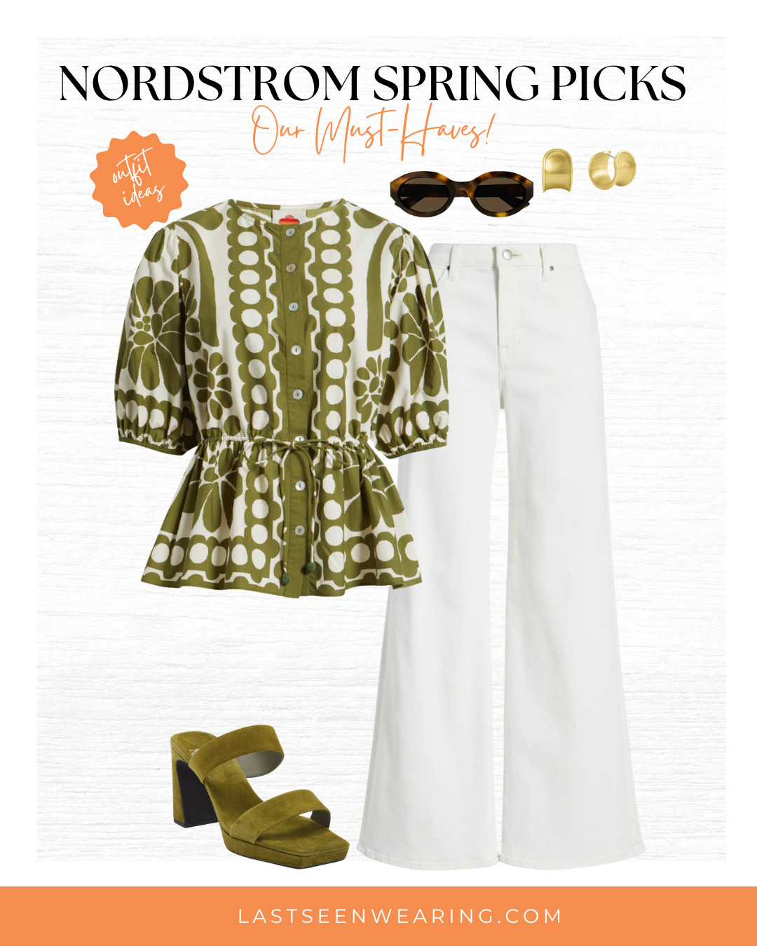 Cute spring style! Loving green this time of year.  

 #LTKootd #LTKSeasonal #LTKOver40