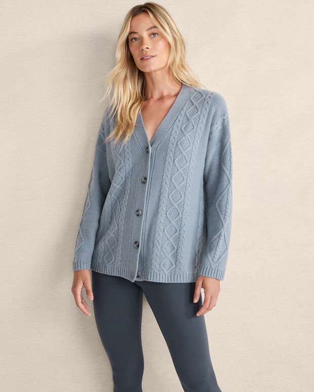 Cashmere Cable Knit Cardigan | Talbots