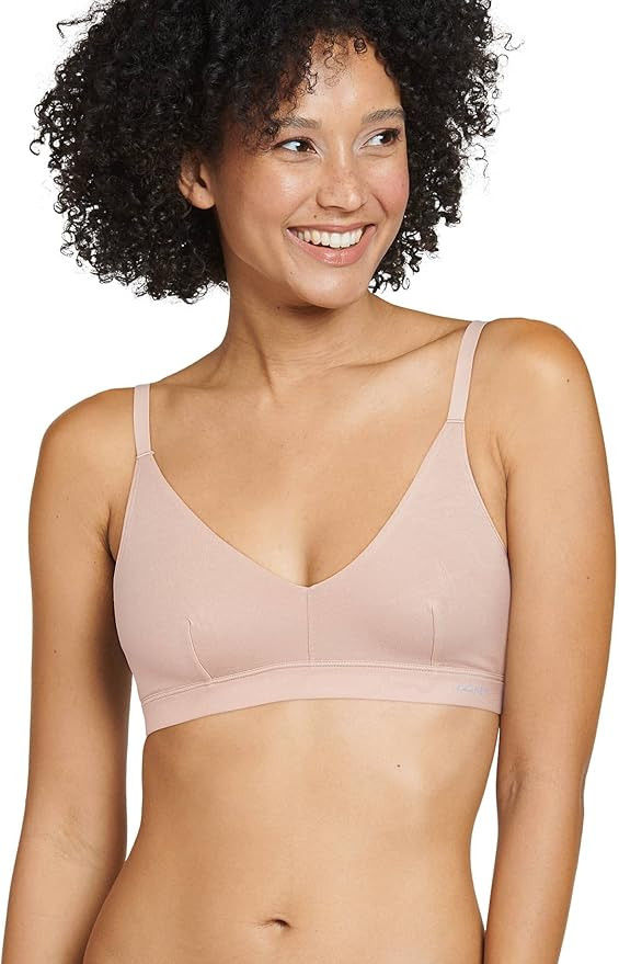 Jockey Women's Bra Organic Cotton Stretch Triangle Bralette | Amazon (US)