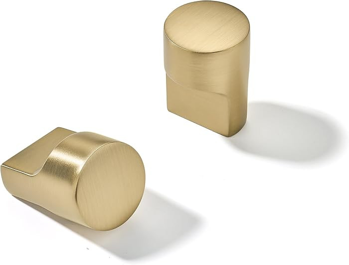 AVICCI 10 Pack Cabinet Knobs 10 Pack Champagne Bronze Kitchen Cabinet Handles Modern Gold Pulls f... | Amazon (US)