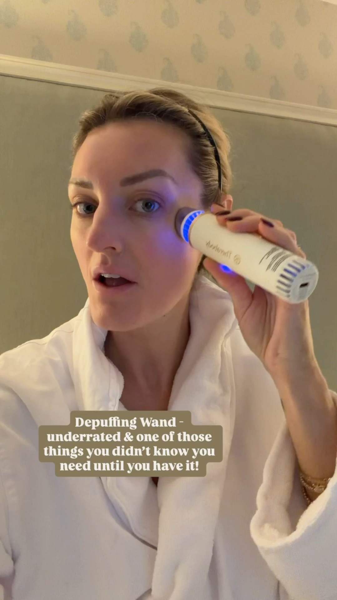 I’ve been loving this depuffing wand! It’s quickly become one of my favorite parts of my morning routine! 


Life with Loverly, Loverly grey, skincare routine, morning routine 

#LTKdayinmylife #LTKmorningroutine #LTKgrwm