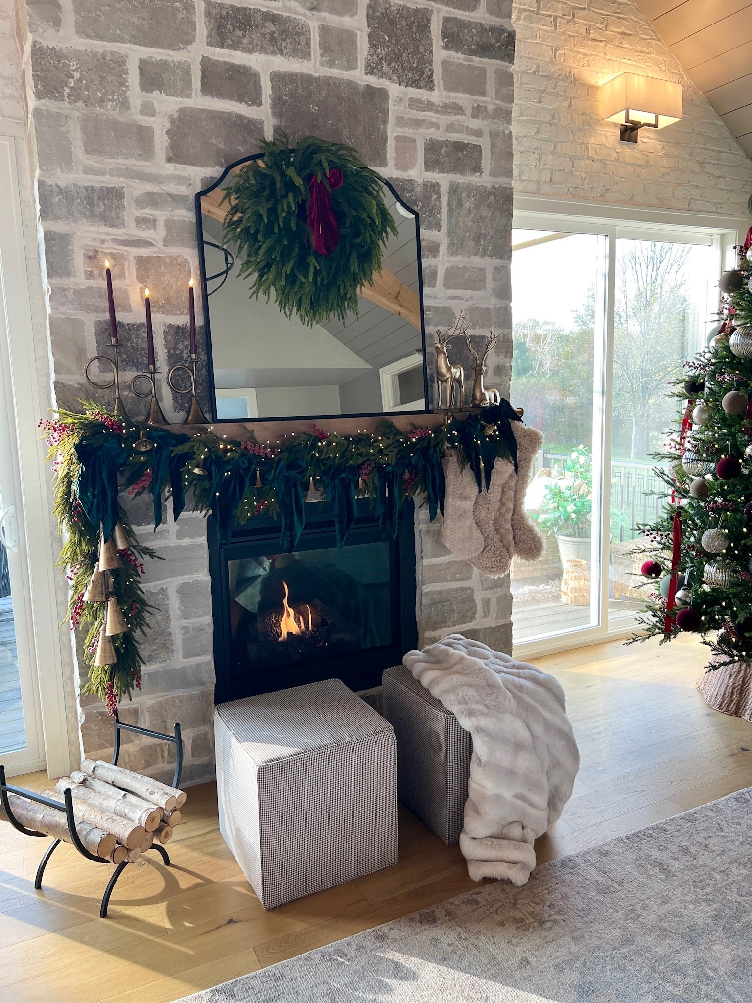 Christmas mantel decor! 

#LTKHome #LTKHoliday #LTKSeasonal