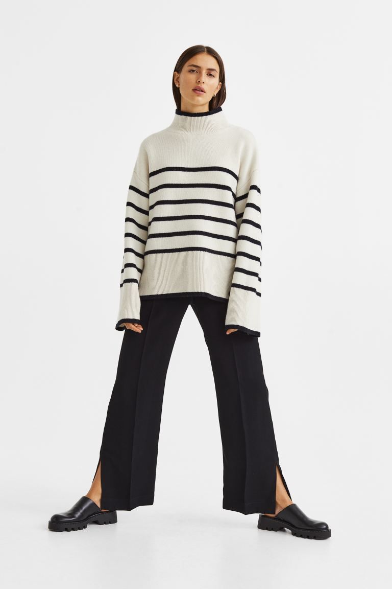 Straight trousers - Black - Ladies | H&M US | H&M (US + CA)