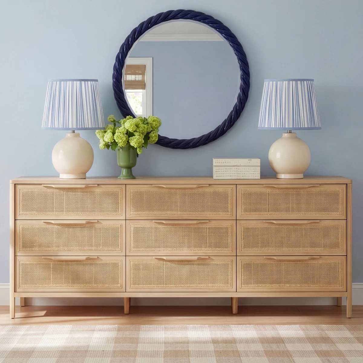 Nellie 9 Drawer Cane Dresser | Wayfair North America