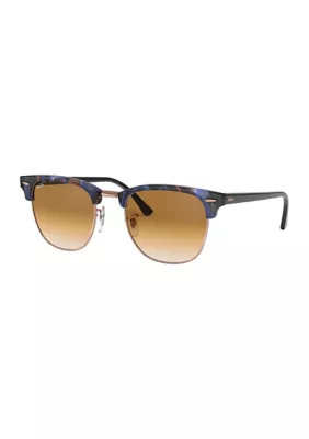 Ray-Ban RB3016 Clubmaster Fleck Sunglasses, Brown, Medium | Belk