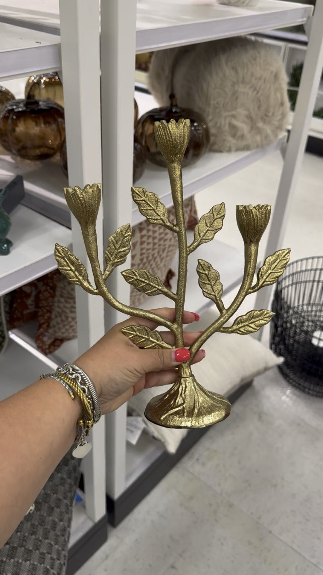 Soooo many gorgeous new fall decor arrivals at Target that can be used year round! Like gold candlestick holder!

#LTKHome #LTKFindsUnder50 #LTKStyleTip