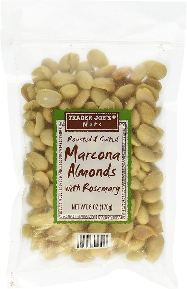 Trader Joe`s Roasted and Salted Marcona Almonds with Rosemary Net Wt. 6oz. (170g) | Amazon (US)