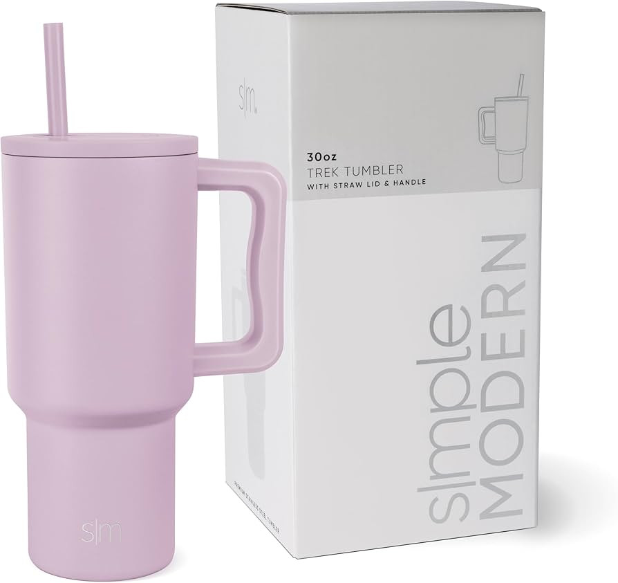 Simple Modern 30 oz Tumbler with Handle and Straw Lid | Insulated Cup Reusable Stainless Steel Wa... | Amazon (US)