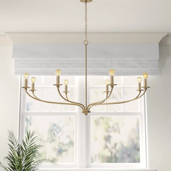 Ajahn 8 - Light Dimmable Classic / Traditional Chandelier | Wayfair North America