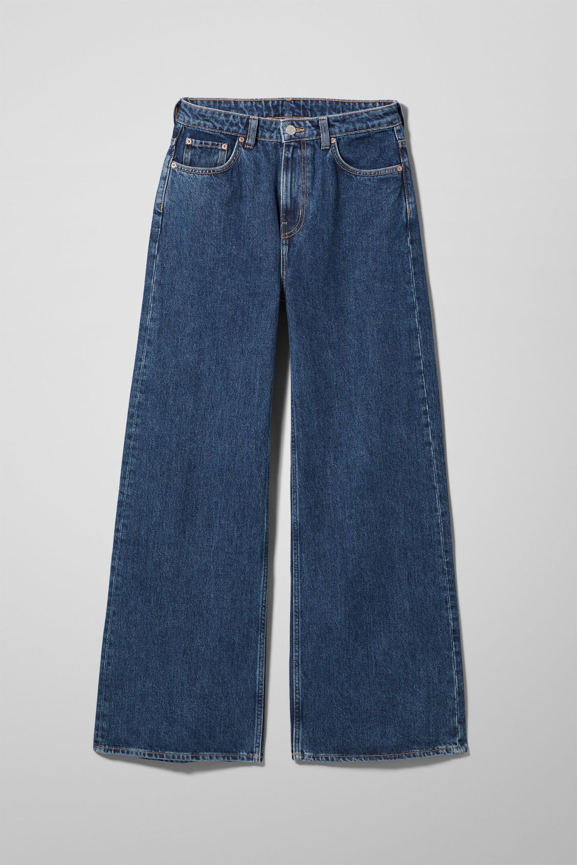 Ace High Wide Jeans - Blue | Weekday
