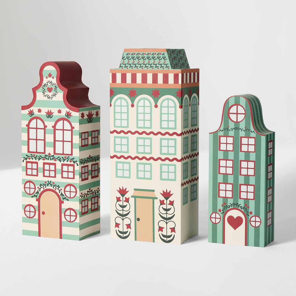 Scandi Paper Village (Set of 3) | West Elm (US)