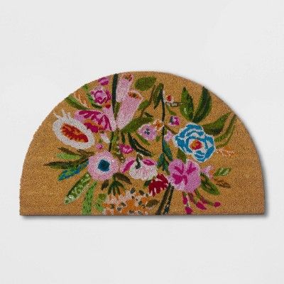 Painted Floral Doormat - Opalhouse&#8482; | Target