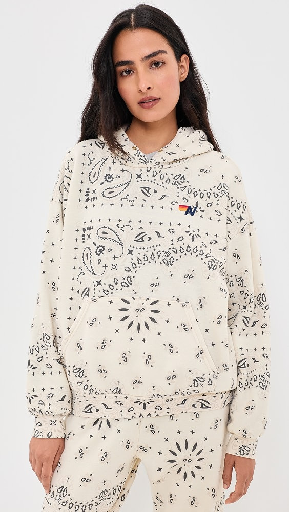 Bandana Relaxed Pullover Hoodie | Shopbop
